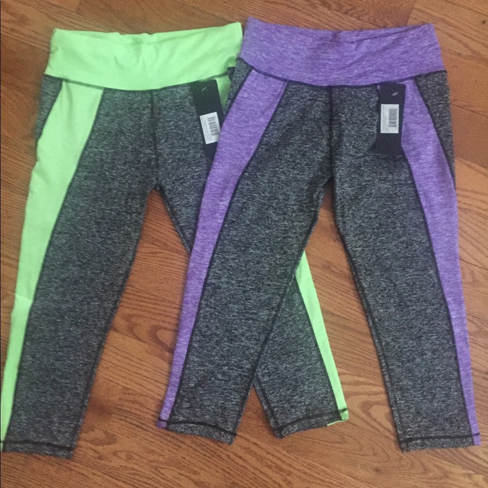 NWT- 2pc Capri Yoga Work Out Pants